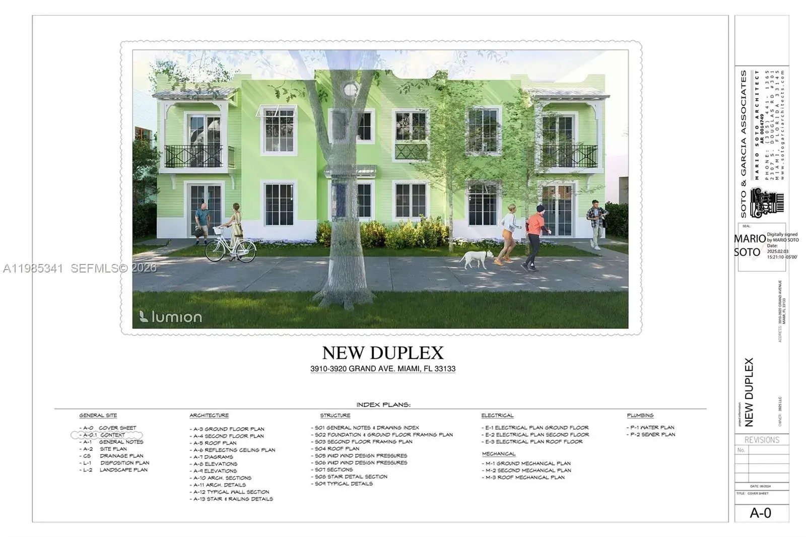 3 bedroom 4 bath Residential for sale at 3925 Washington Ave, Miami FL 33133