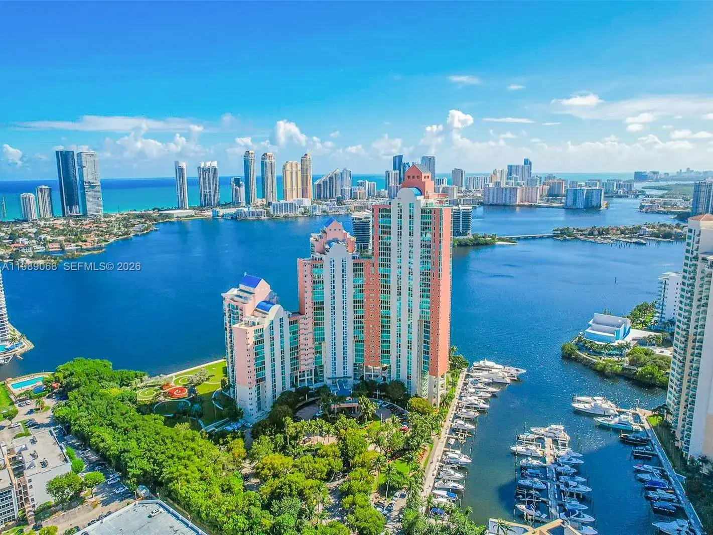 2 bedroom 2 bath Residential Lease for rent at 3370 Hidden Bay Dr # 1814, Aventura FL 33180