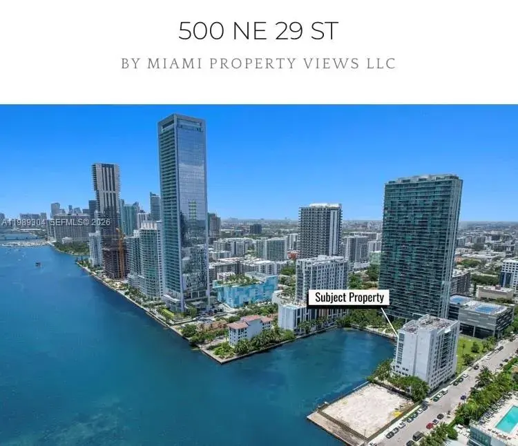 2 bedroom 2 bath Residential Lease for rent at 500 NE 29th St # 608, Miami FL 33137