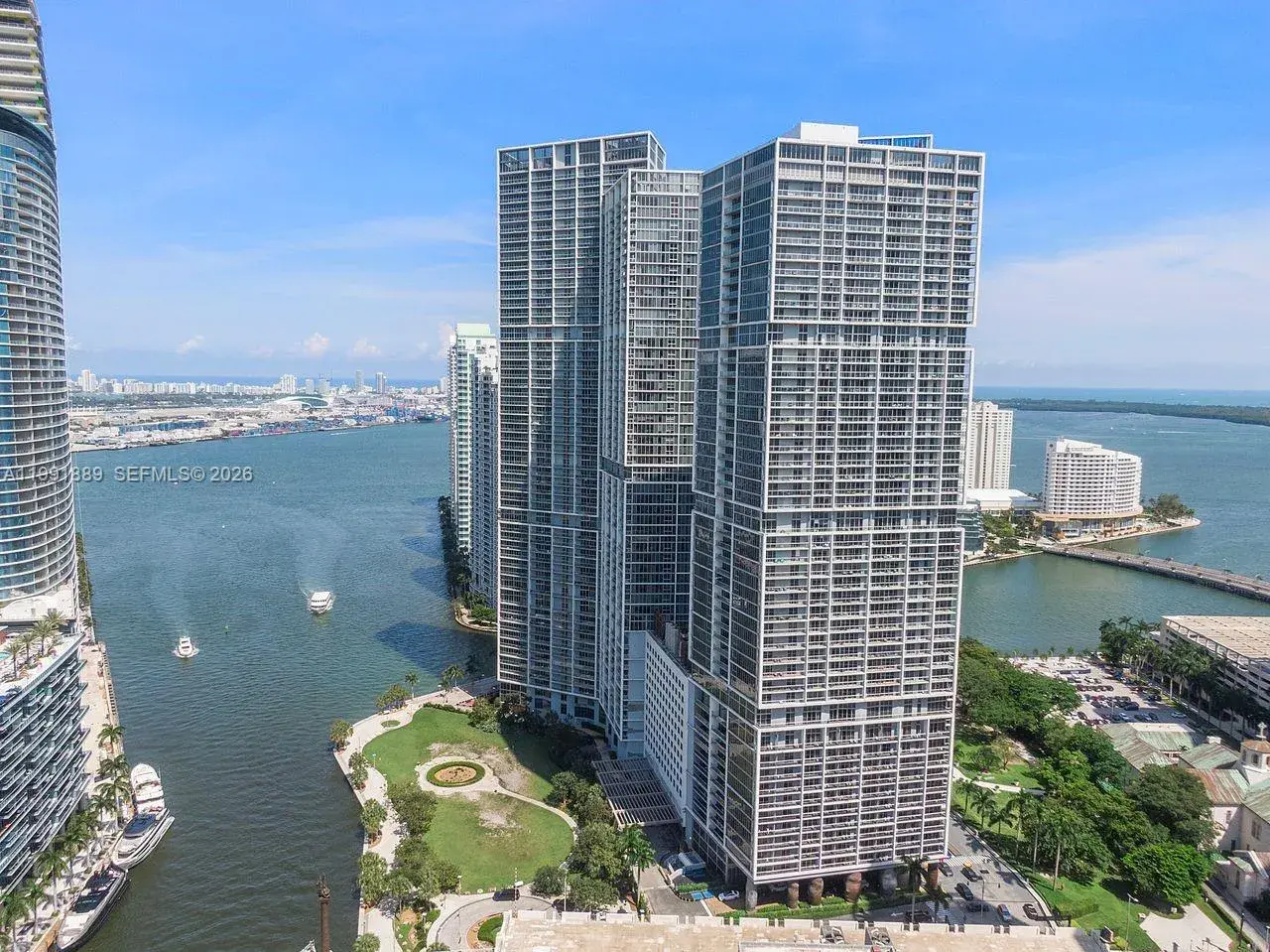 2 bedroom 2 bath Residential for sale at 465 Brickell Ave # 3905, Miami FL 33131