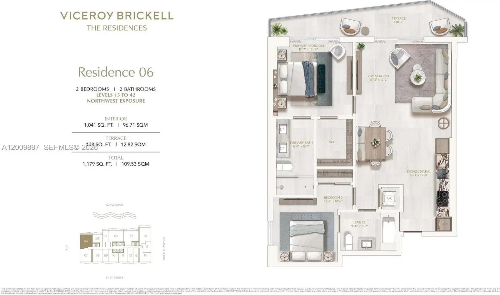77 SE 5 ST # 1806, Miami FL 33131