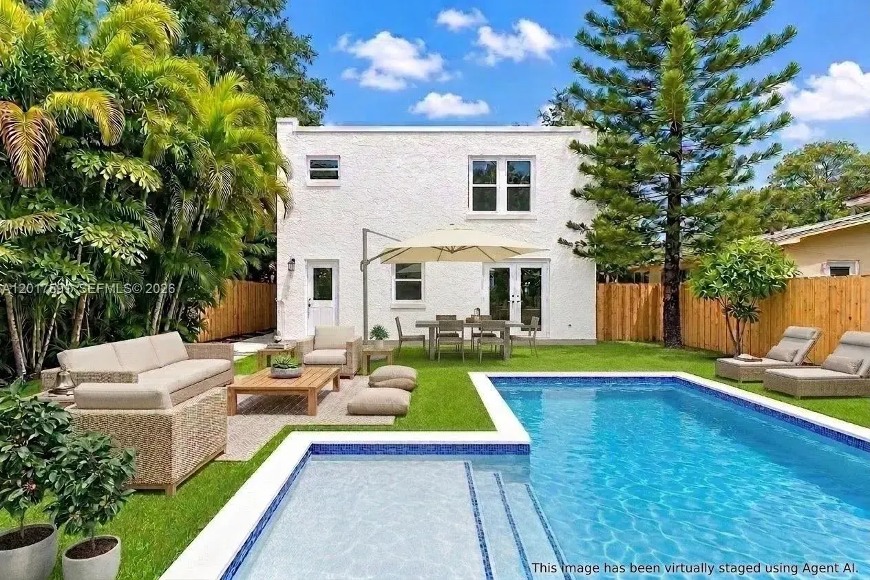4 bedroom 3 bath Residential Lease for rent at 22 NE 44th St, Miami FL 33137