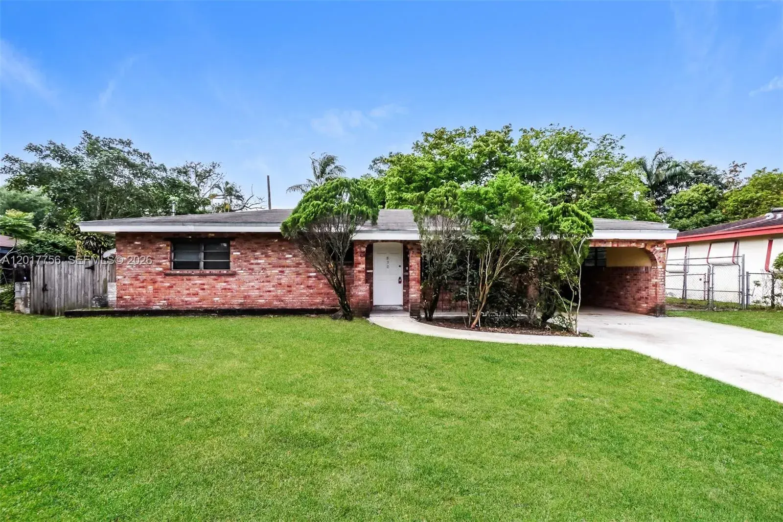 3 bedroom 2 bath Residential Lease for rent at 830 E Evanston Cir, Fort Lauderdale FL 33312