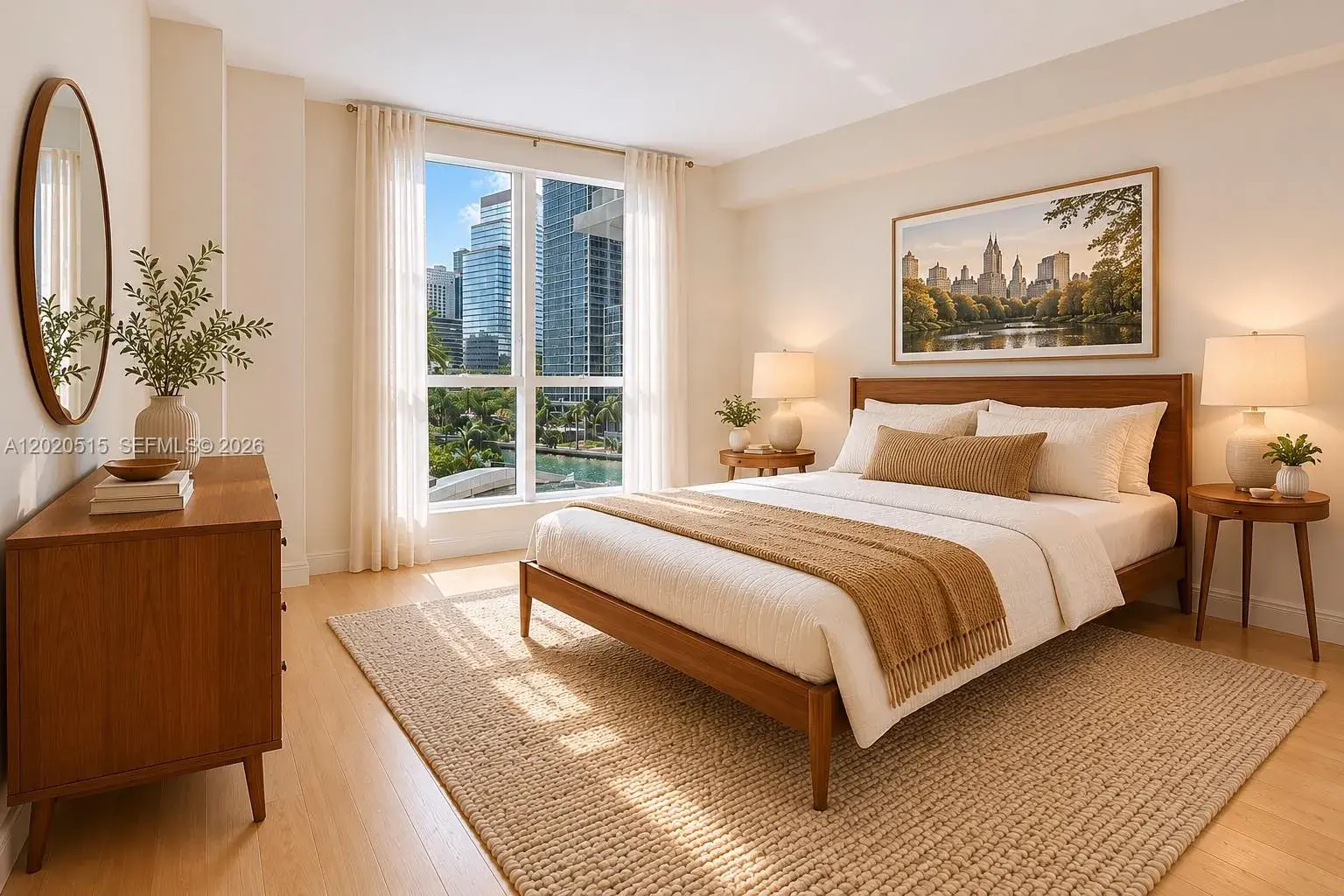 2 bedroom 2 bath Residential Lease for rent at 901 Brickell Key Blvd # 609, Miami FL 33131