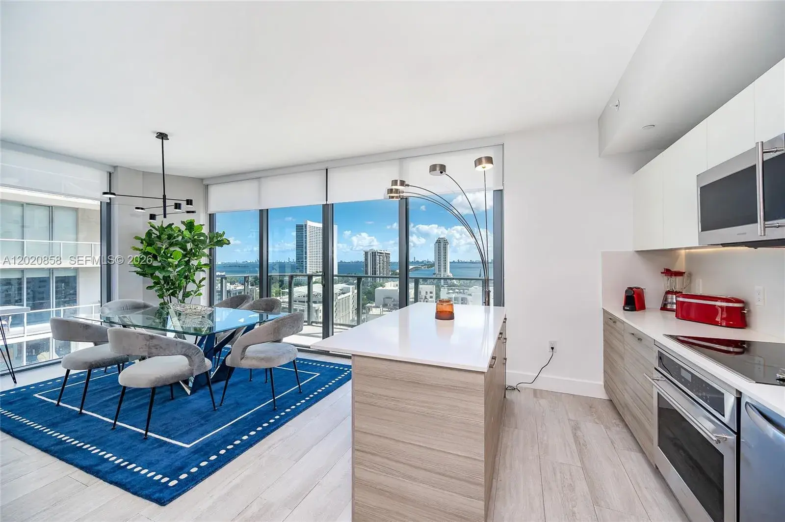 3 bedroom 3 bath Residential Lease for rent at 121 NE 34th St # 1408, Miami FL 33137