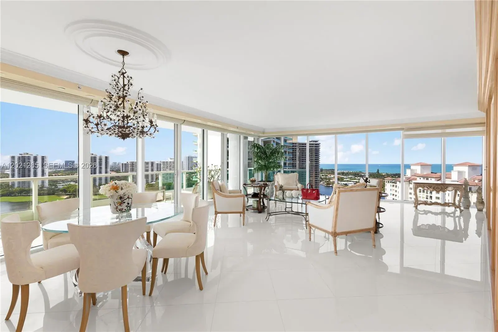 3 bedroom 4 bath Residential Lease for rent at 19955 NE 38th Ct # 2106, Aventura FL 33180