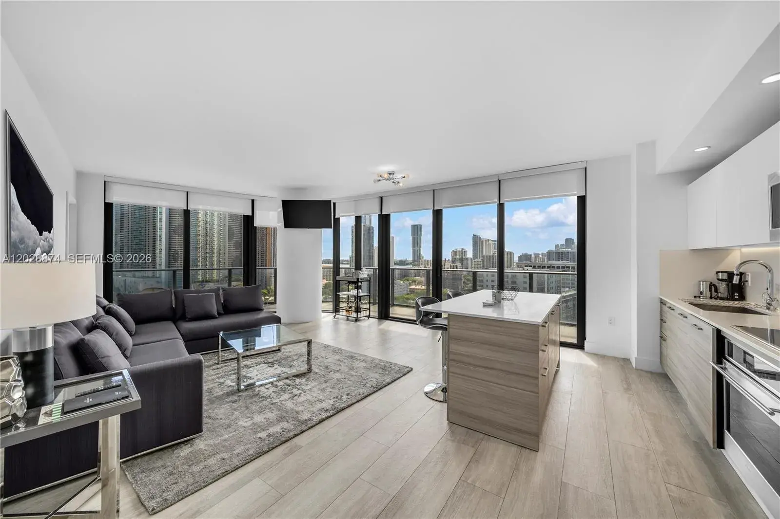 2 bedroom 2 bath Residential Lease for rent at 121 NE 34th St # 1704, Miami FL 33137