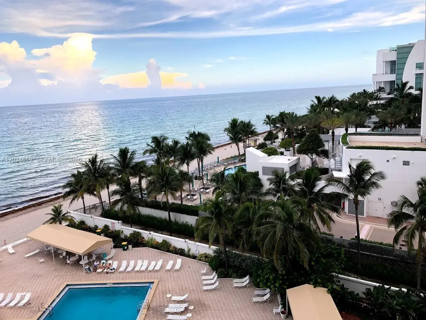1 bedroom 1 bath Residential Lease for rent at 3505 S Ocean Dr # 704, Hollywood FL 33019
