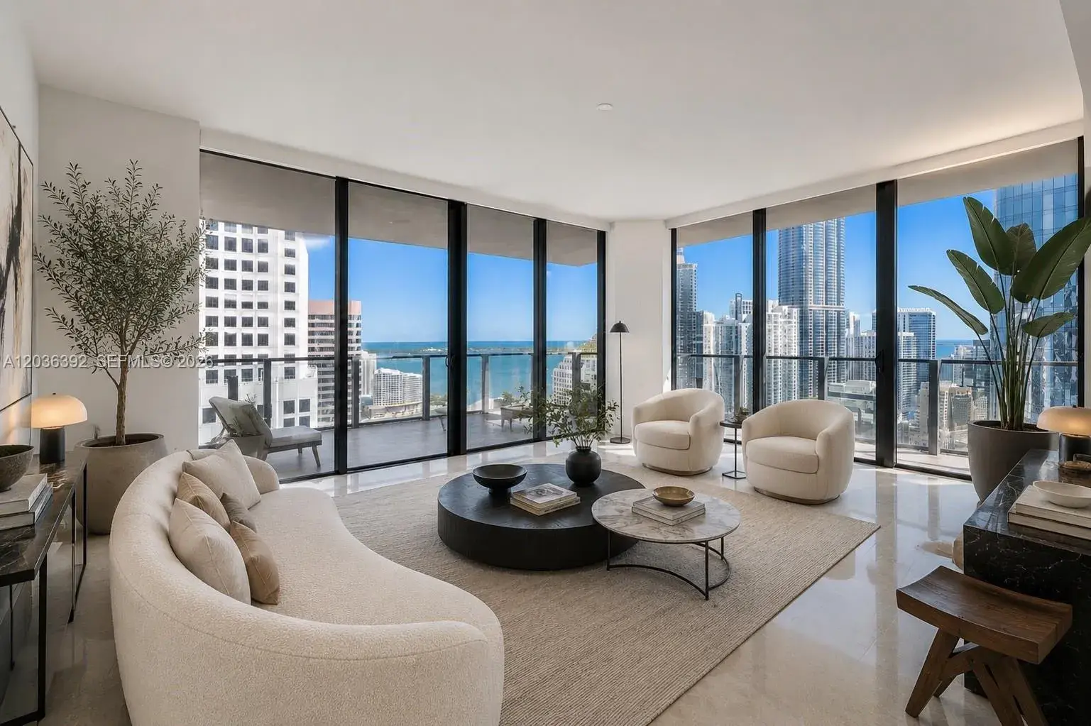 2 bedroom 2 bath for sale at 68 SE 6th St # 3301, Miami FL 33131