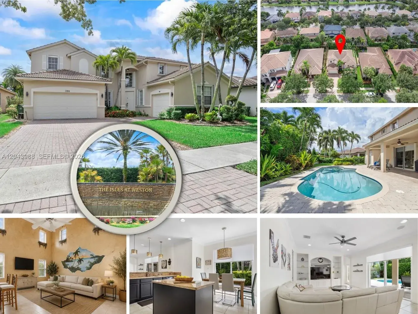 5 bedroom 3 bath for sale at 3904 W Gardenia Ave, Weston FL 33332