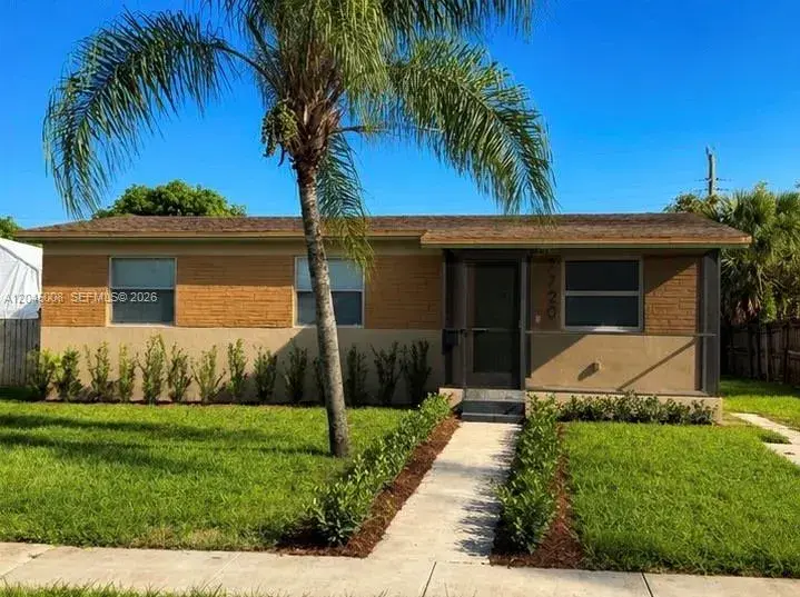 3 bedroom 1 bath for rent at 7720 Raleigh St, Hollywood FL 33024