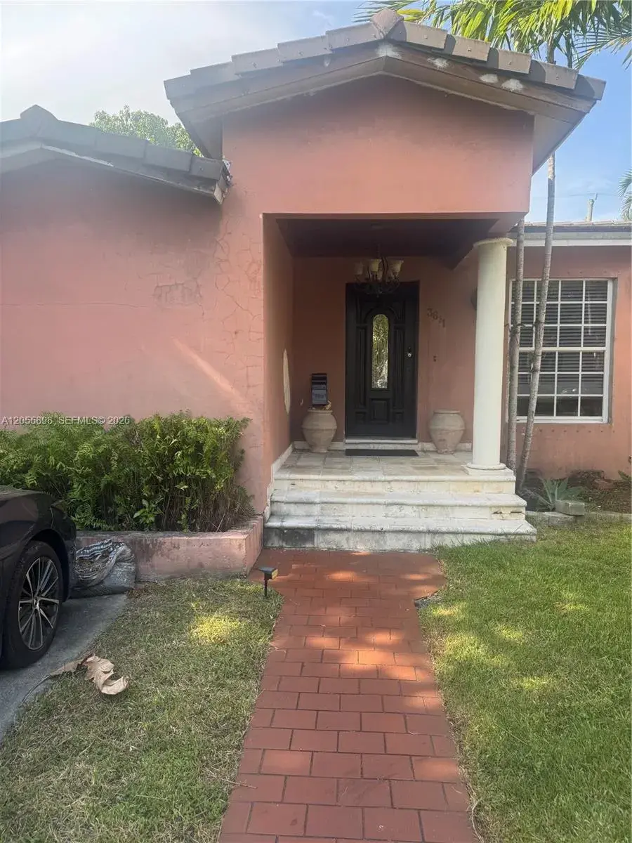 4 bedroom 2 bath Residential for sale at 3611 SW 21st St, Miami FL 33145