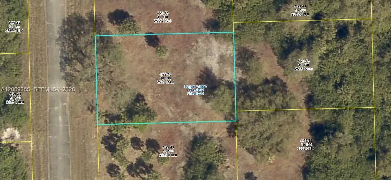 Land/Boat Docks for sale at 621 Trumpet Dr, La Belle FL 33935