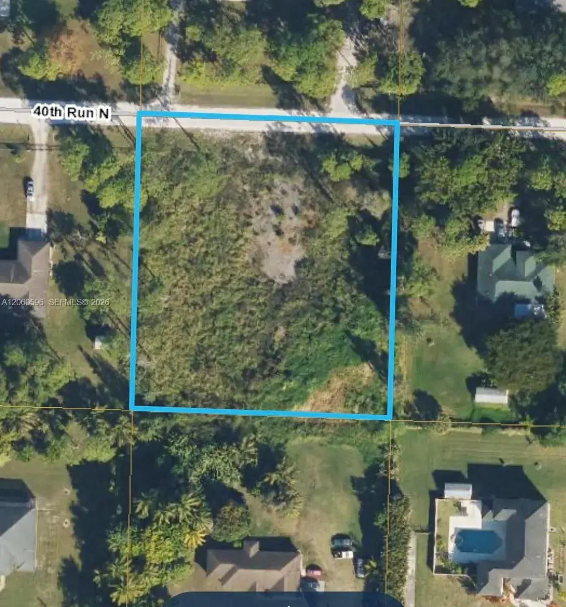 Land/Boat Docks for sale at 17412 40th Run, Loxahatchee FL 33470