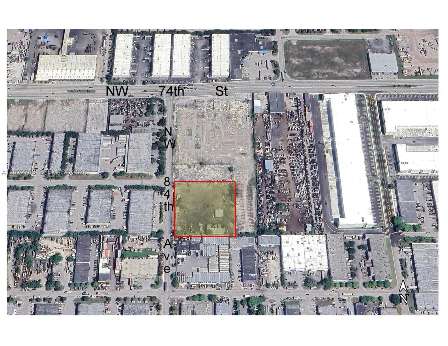 Commercial Land for sale at 7225 NW 84th Ave, Medley FL 33166
