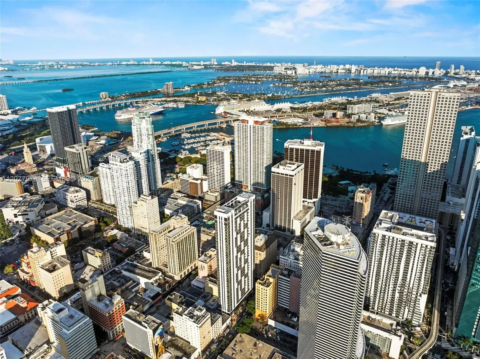 2 bedroom 1 bath Residential for sale at 151 SE 1st St # 2602, Miami FL 33131