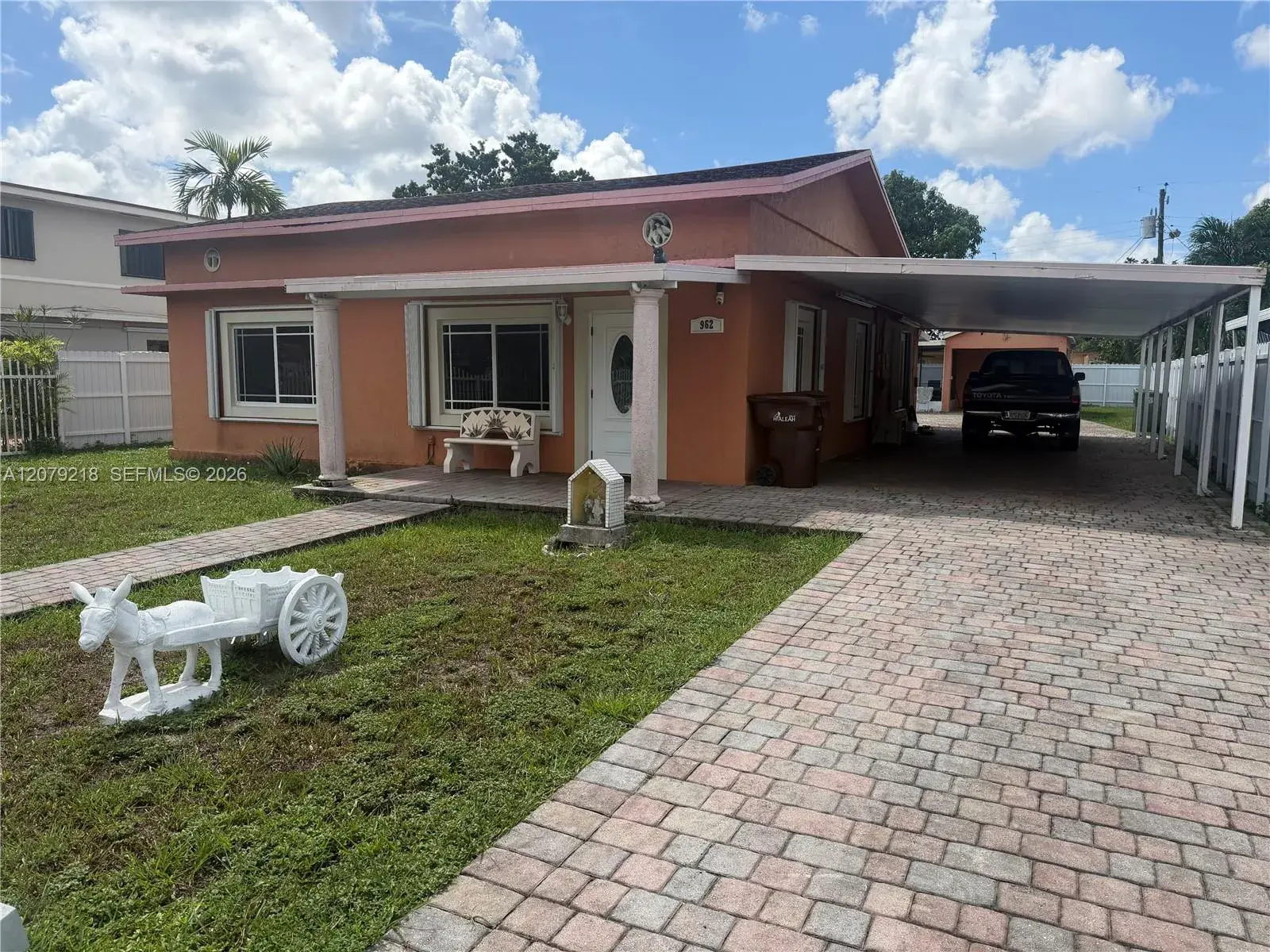3 bedroom 2 bath Residential for sale at 962 E 19th St, Hialeah FL 33013