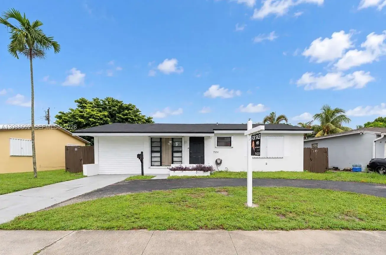 3 bedroom 2 bath Residential for sale at 7551 Polk St, Hollywood FL 33024