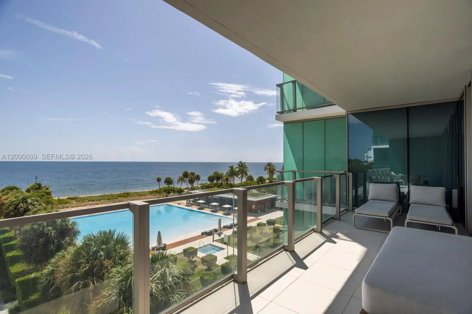 3 bedroom 3 bath Residential Lease for rent at 360 Ocean Dr # 506S, Key Biscayne FL 33149