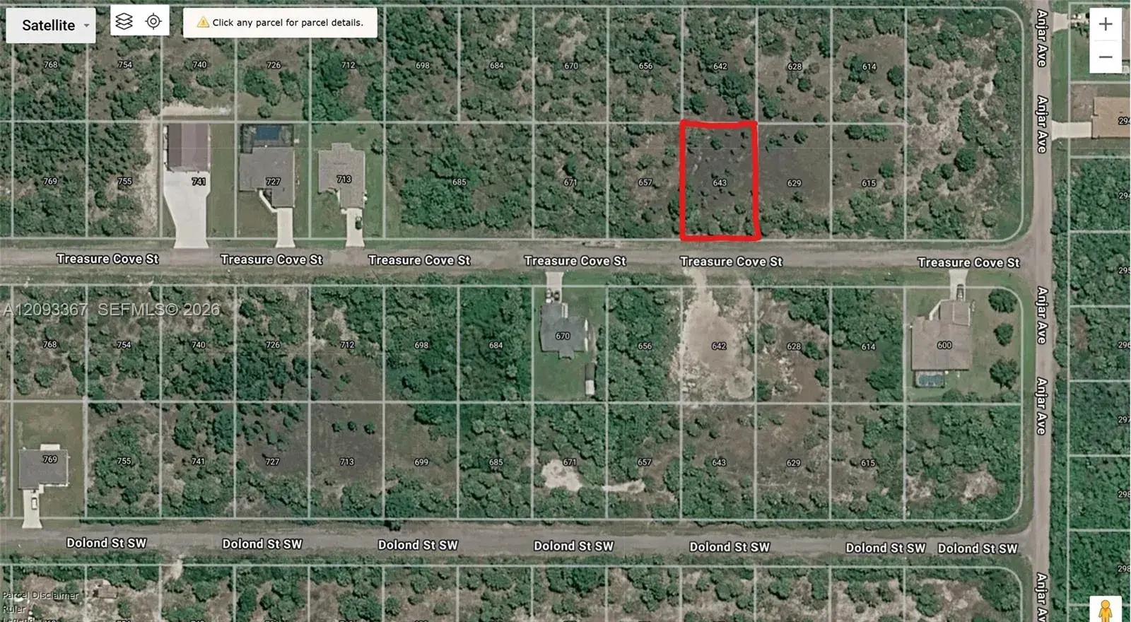 Land/Boat Docks for sale at 643 treasure cove, Palm Bay FL 32908
