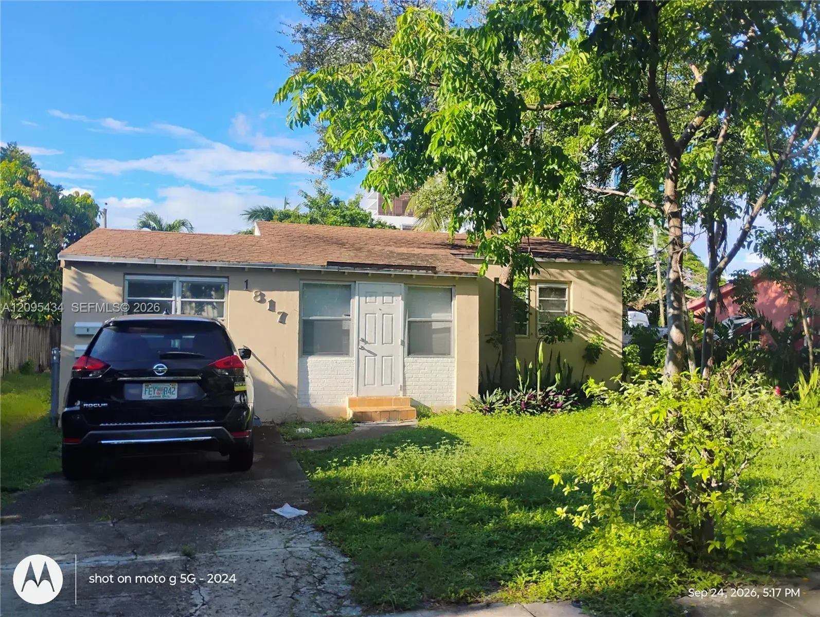 1 bedroom 1 bath Residential Lease for rent at 1817 Coolidge St # 2, Hollywood FL 33020