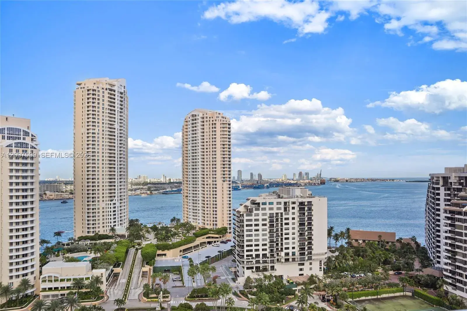 2 bedroom 2 bath Residential for sale at 701 Brickell Key Blvd # 2309, Miami FL 33131
