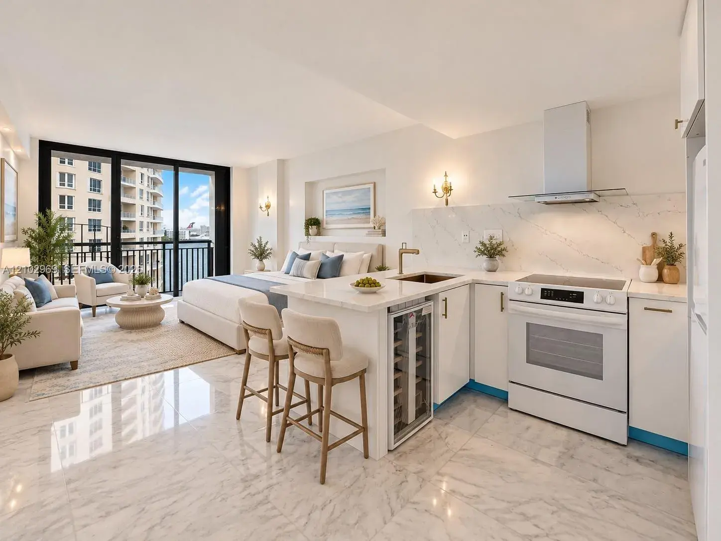 1 bath Residential for sale at 540 Brickell Key Dr # 928, Miami FL 33131