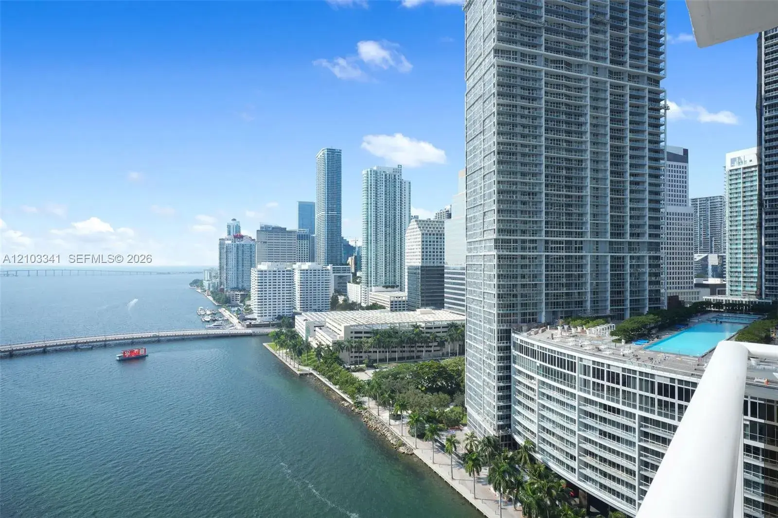 3 bedroom 3 bath Residential for sale at 901 Brickell Key Blvd # 2204, Miami FL 33131