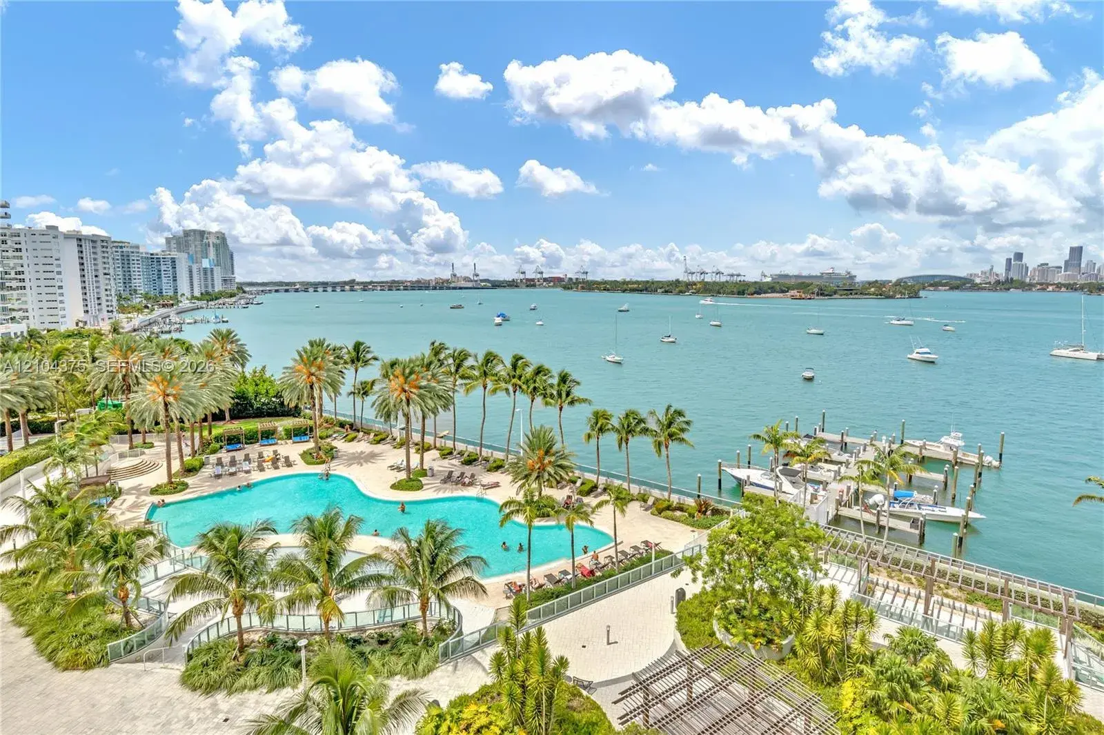 1 bedroom 1 bath Residential for sale at 1500 Bay Rd # 830S, Miami Beach FL 33139