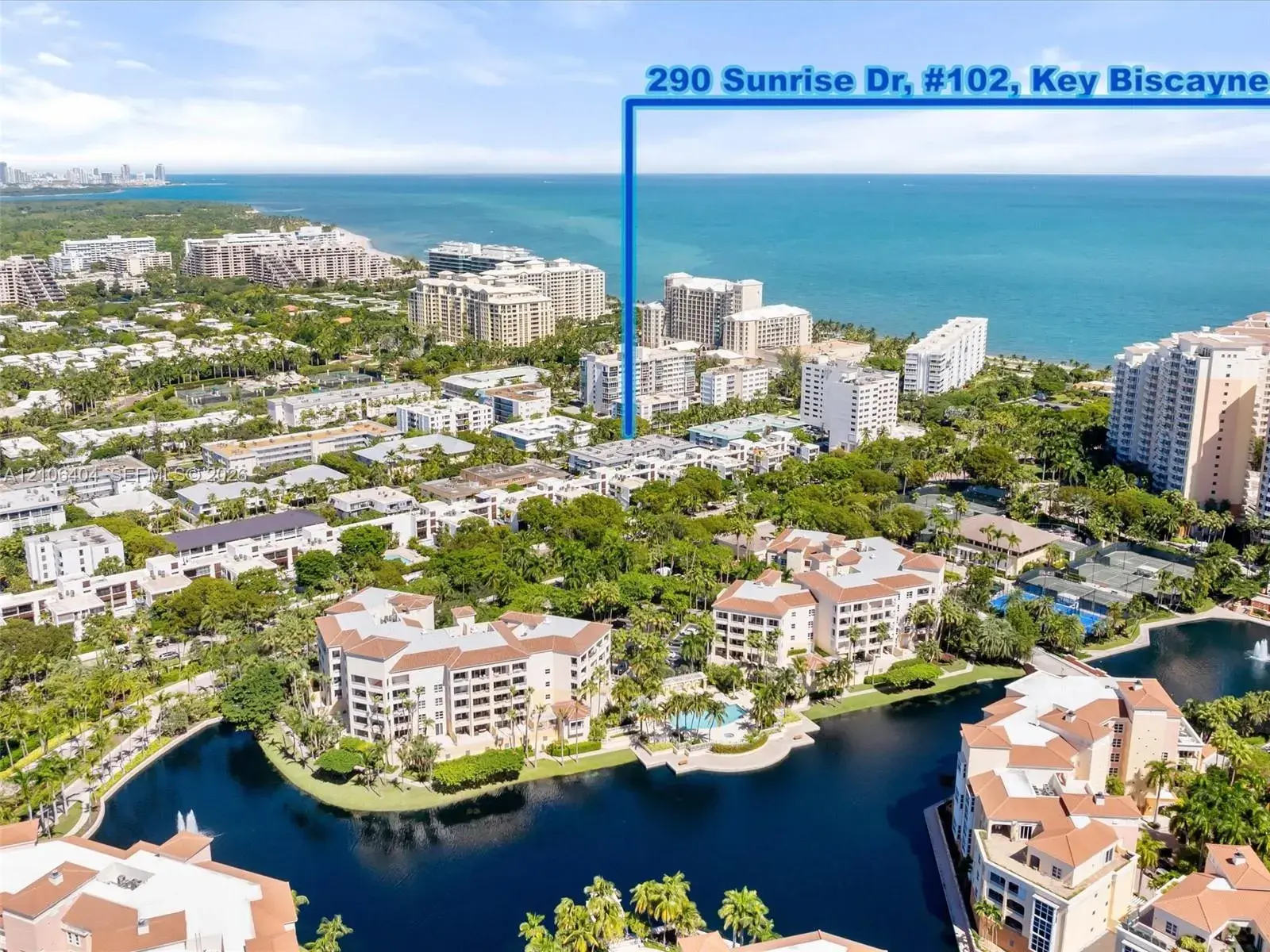 1 bedroom 1 bath Residential for sale at 290 Sunrise Dr # B, Key Biscayne FL 33149