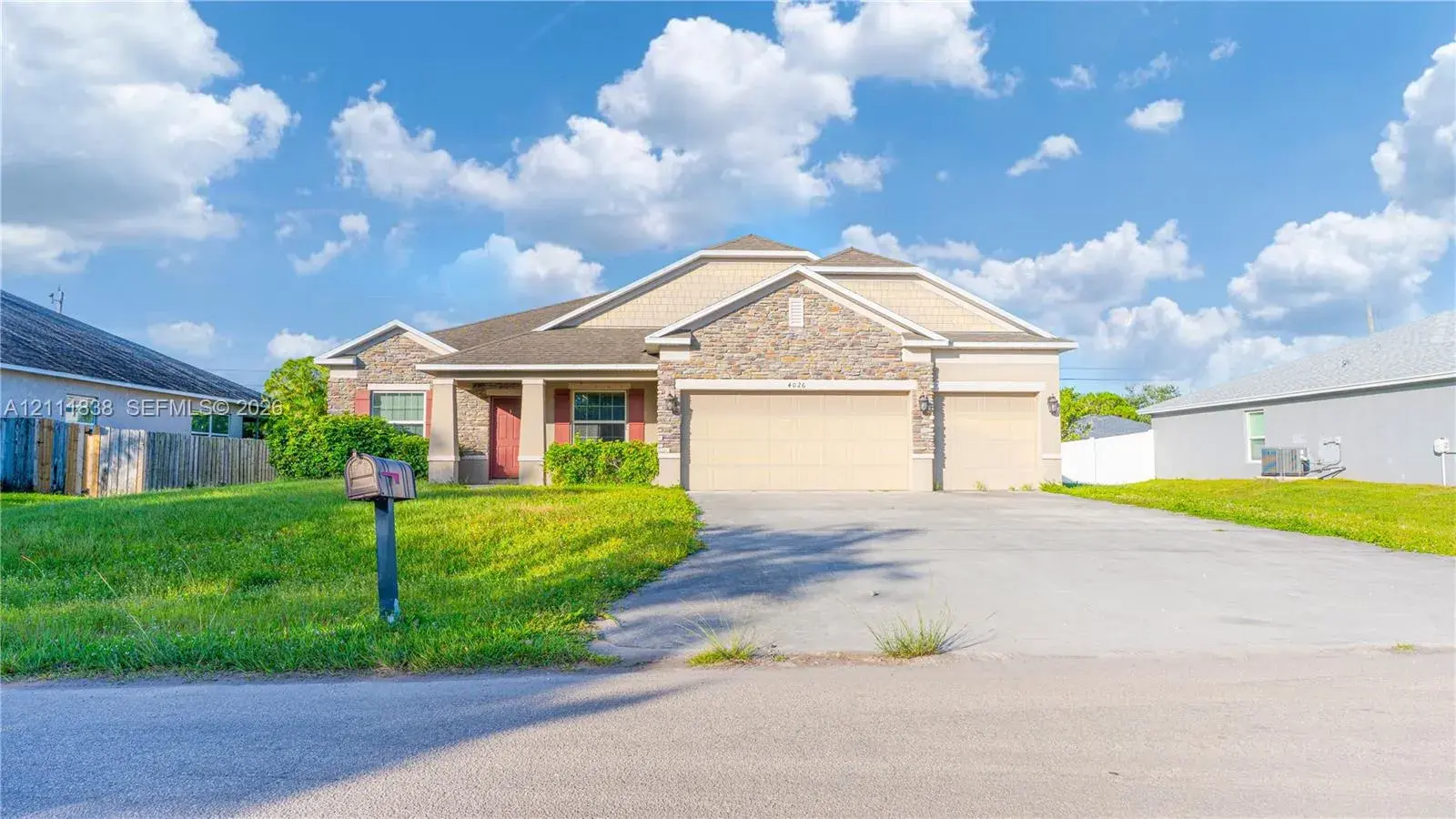 4 bedroom 3 bath Residential for sale at 4026 SW Mc Candless St, Port St. Lucie FL 34953