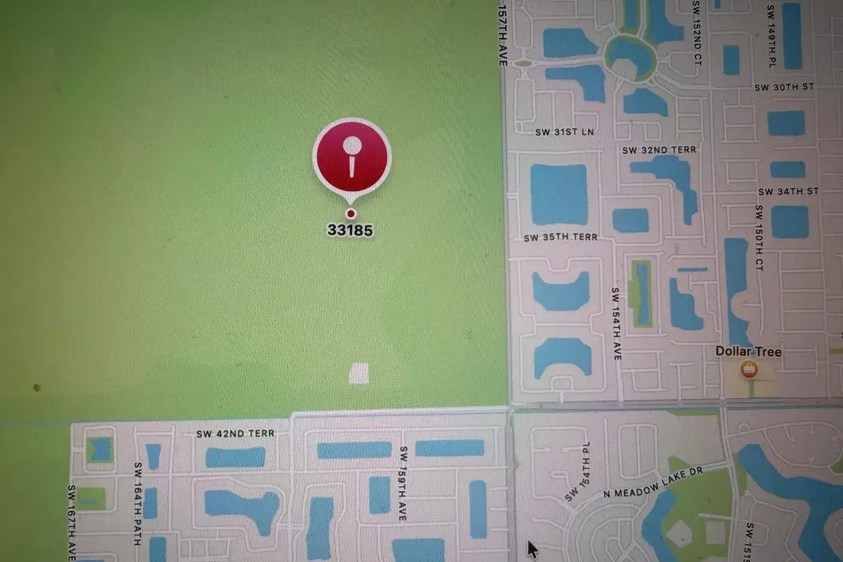 34 Street SW 160th Avenue, FL 33185