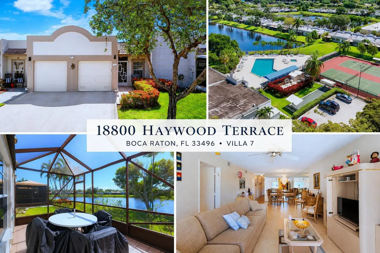 2 bedroom 2 bath Residential for sale at 18800 Haywood Terrace # 7, Boca Raton FL 33496