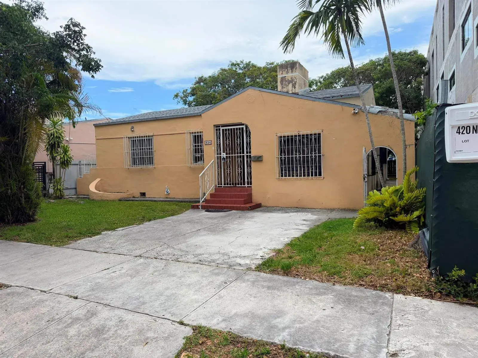 4 bedroom 2 bath for sale at 424 NE 72nd Street, Miami FL 33138