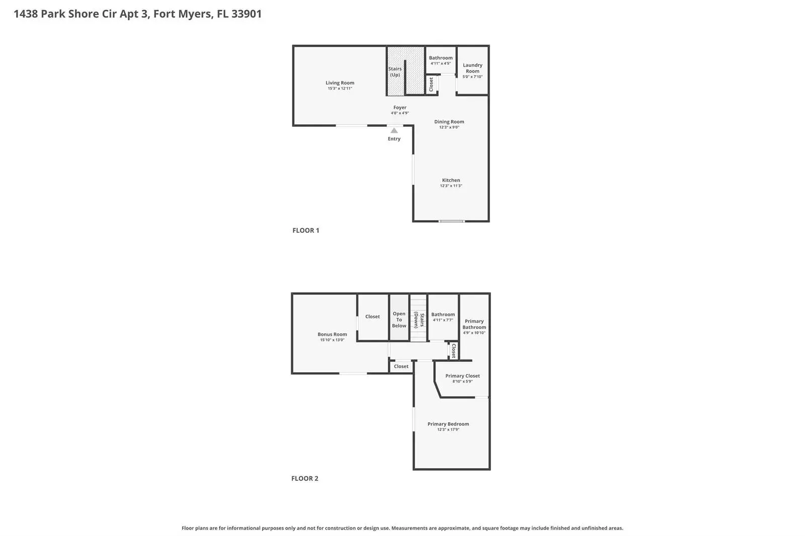 1438 Park Shore Circle # 3, Fort Myers FL 33901