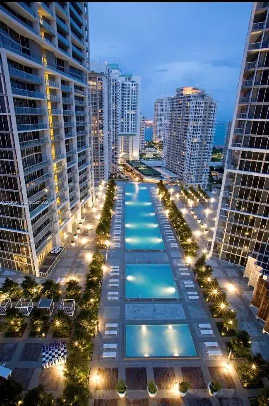 3 bedroom 2 bath Residential Lease for rent at 495 Brickell Avenue # 1605, Miami FL 33131
