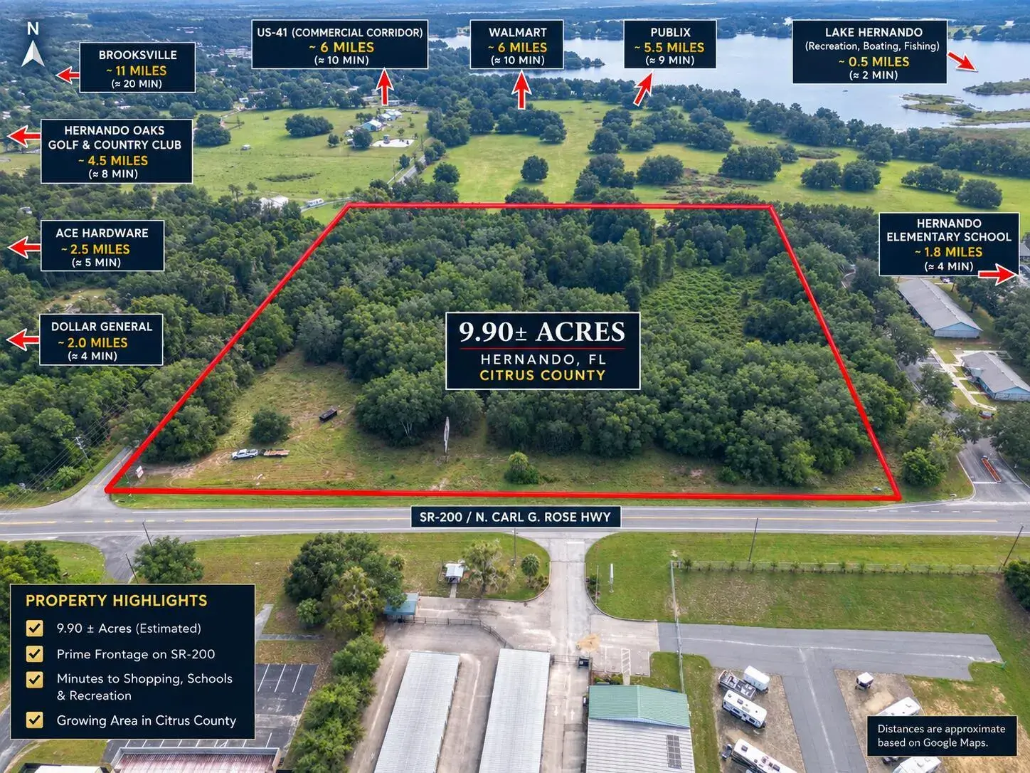 Commercial Land for sale at 3588 E LAKE PARK Drive, FL 34442