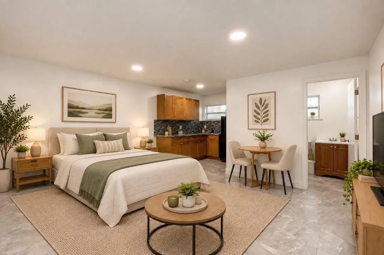 1 bedroom 1 bath Residential Lease for rent at 2649 Johnson Street Unit 2, Hollywood FL 33020