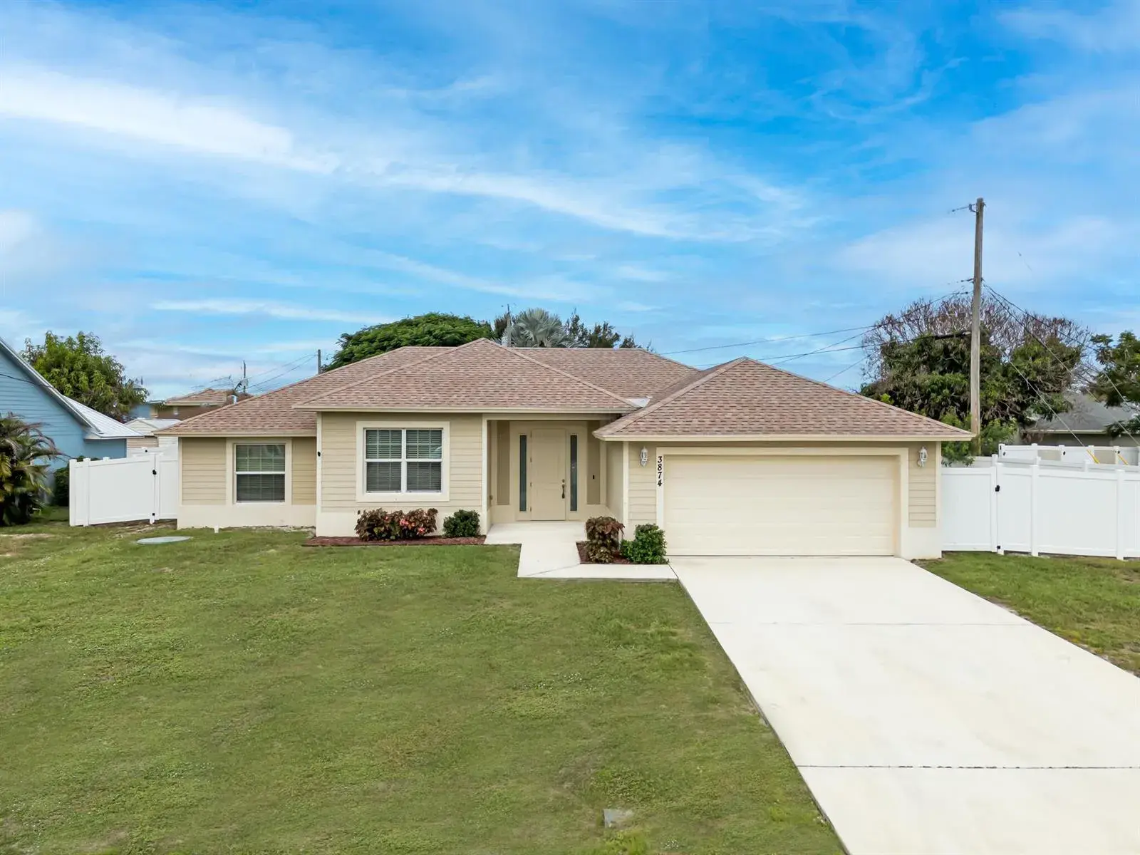 4 bedroom 2 bath Residential for sale at 3874 SW McCrory Street, Port St. Lucie FL 34953