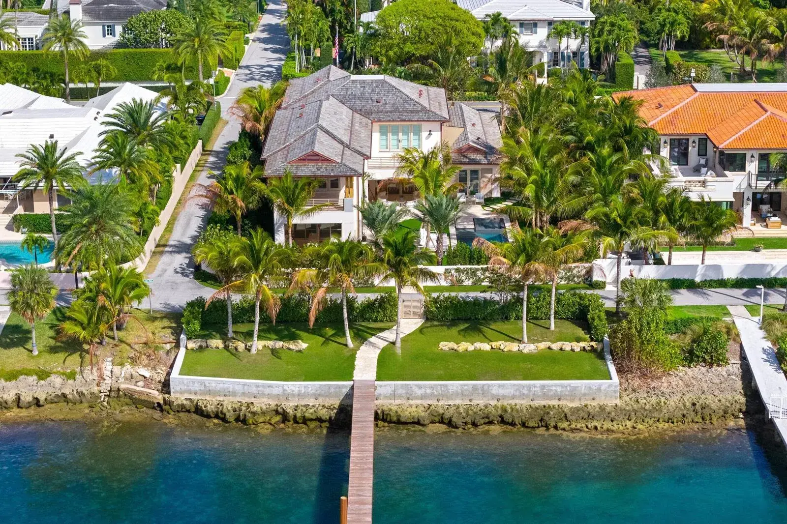 5 bedroom 6 bath Residential for sale at 1265 N Lake Way, Palm Beach FL 33480