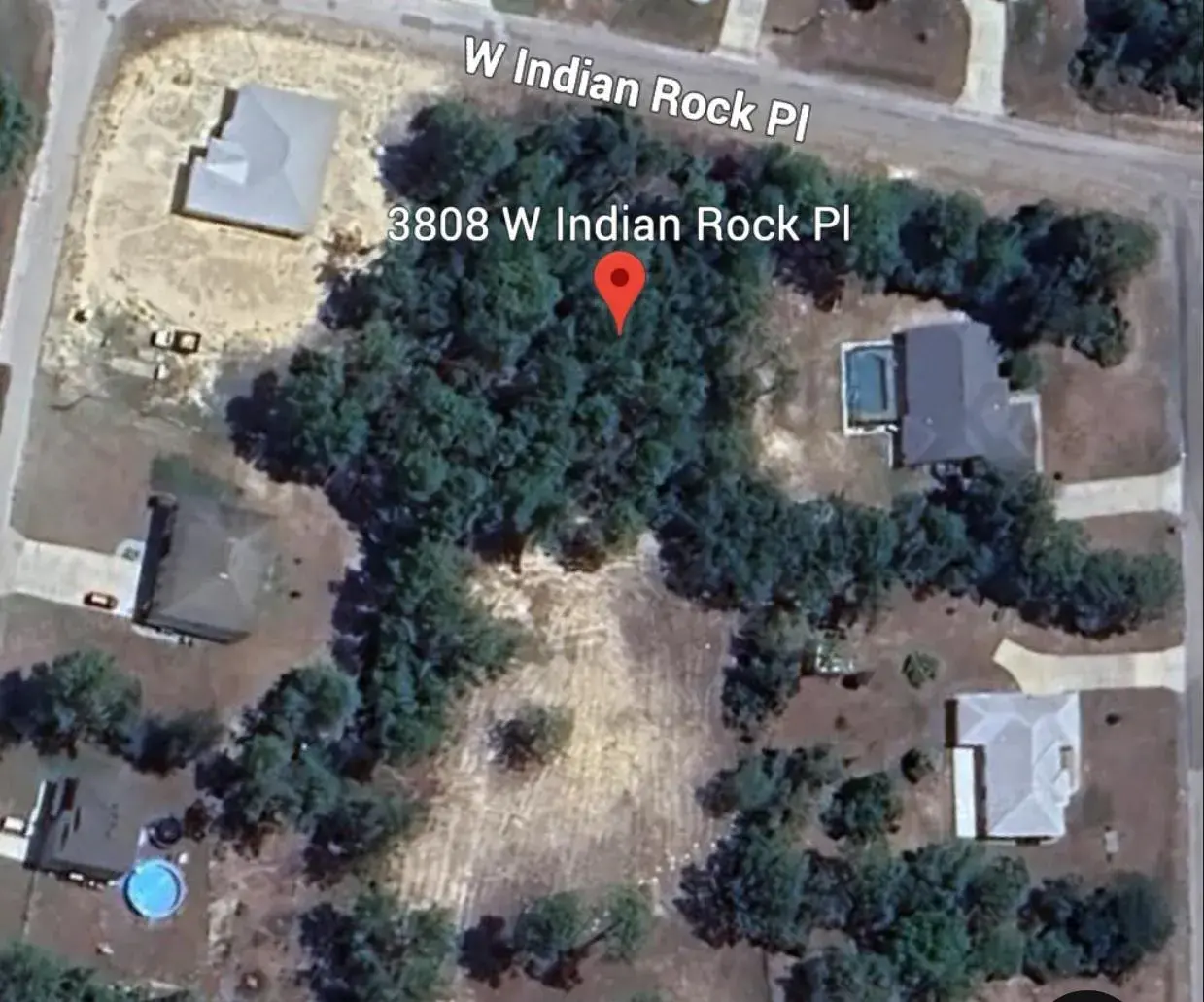 Land/Boat Docks for sale at 3808 W Indian Rock Place, FL 34433