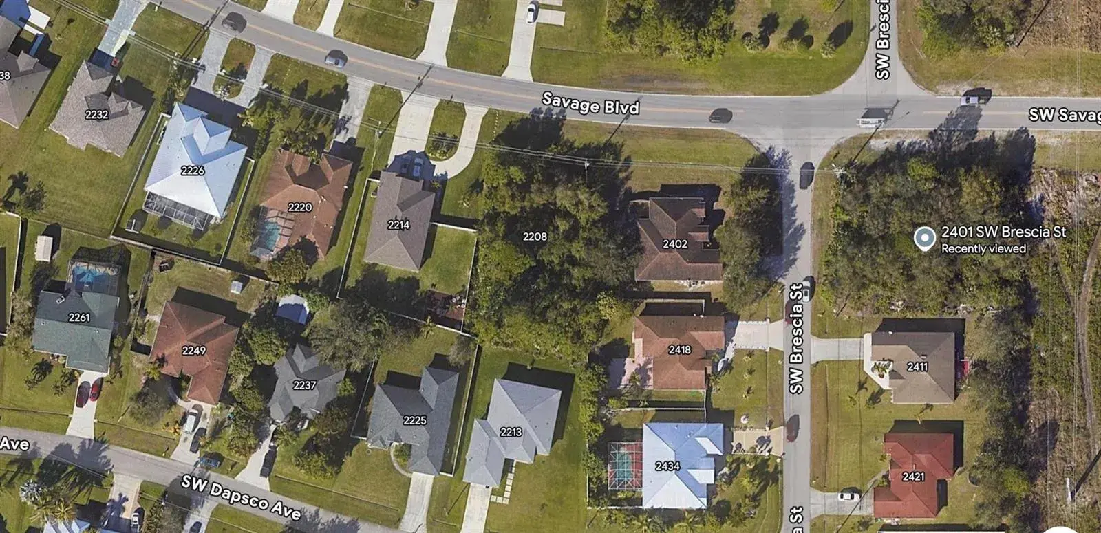 Land/Boat Docks for sale at 2401 SW Brescia Street, Port St. Lucie FL 34953