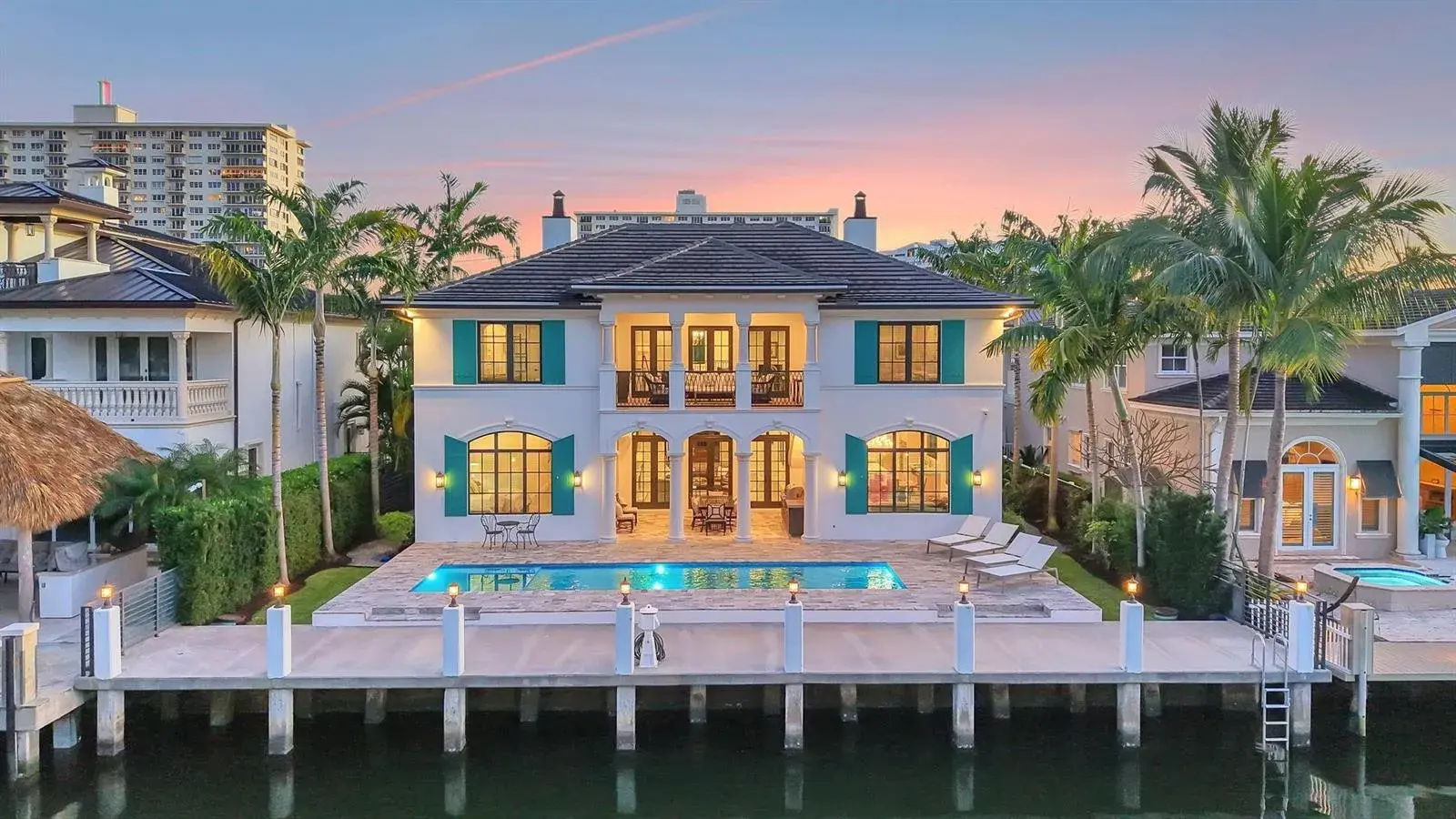 5 bedroom 5 bath Residential Lease for rent at 2425 Delmar Place, Fort Lauderdale FL 33301