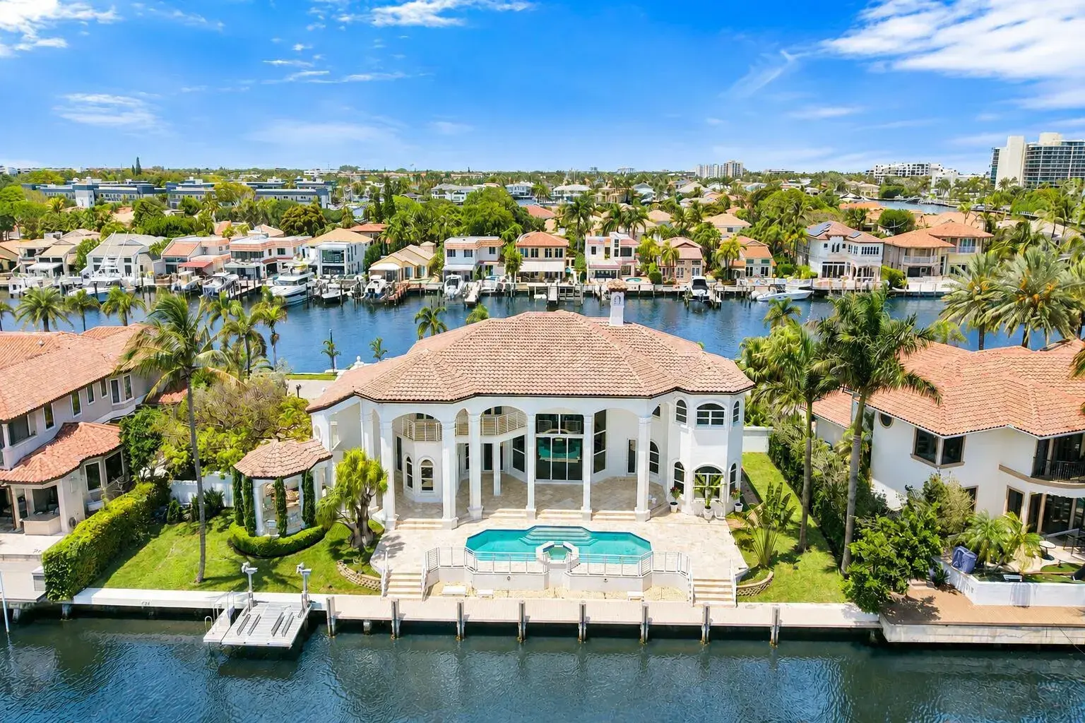 4 bedroom 5 bath Residential for sale at 890 Lilac Drive, Boca Raton FL 33487