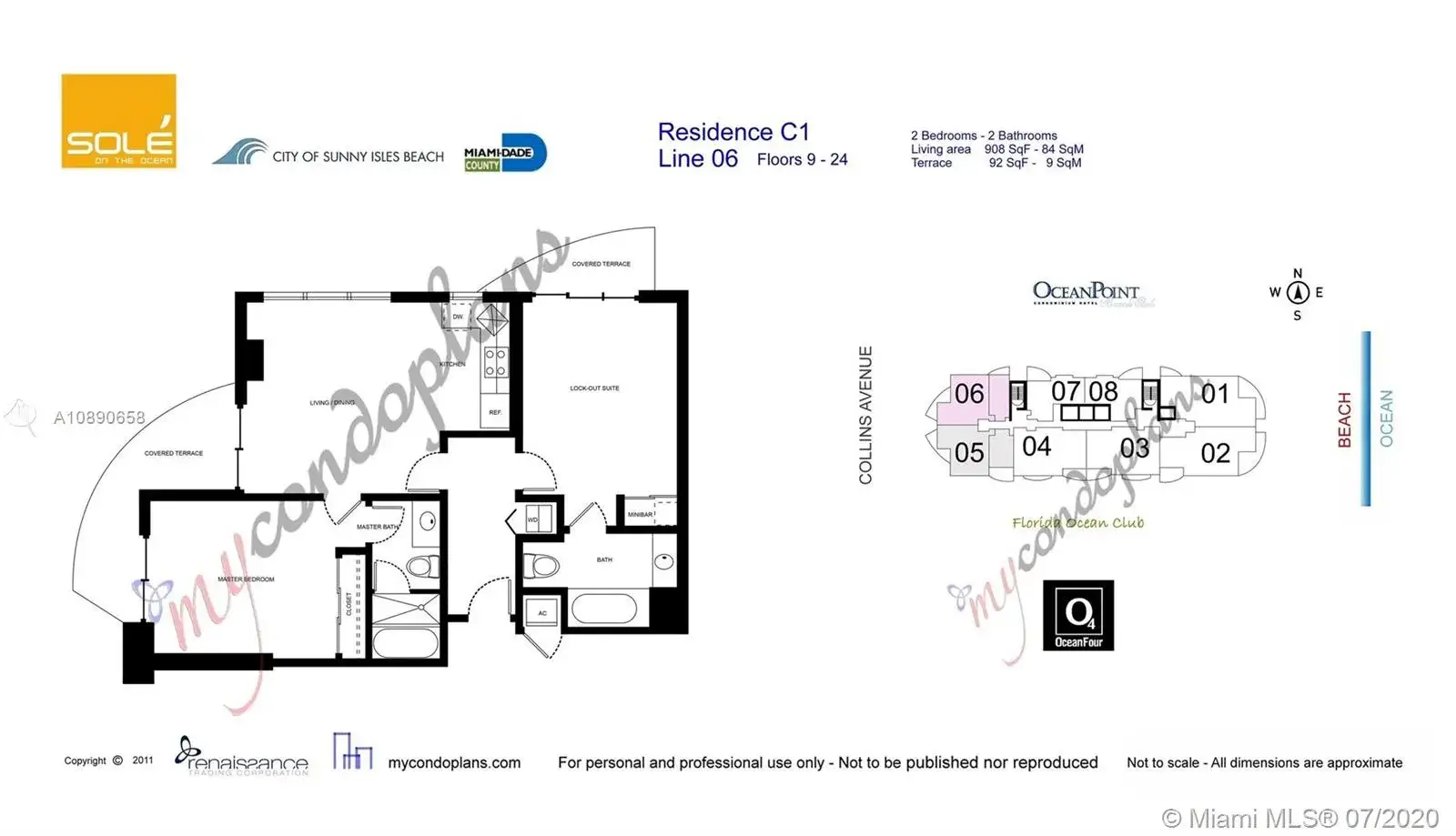 17315 Collins Ave # 1106, Sunny Isles Beach FL 33160