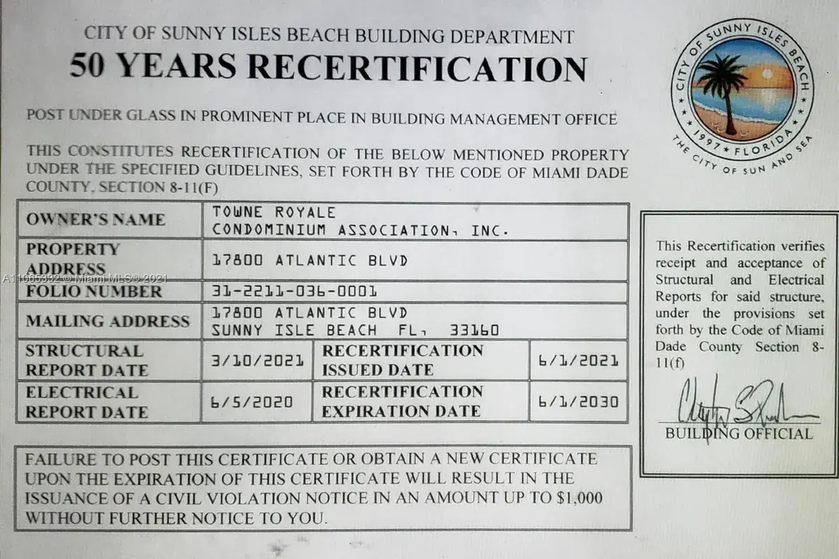 17800 Atlantic Blvd, Sunny Isles Beach FL 33160