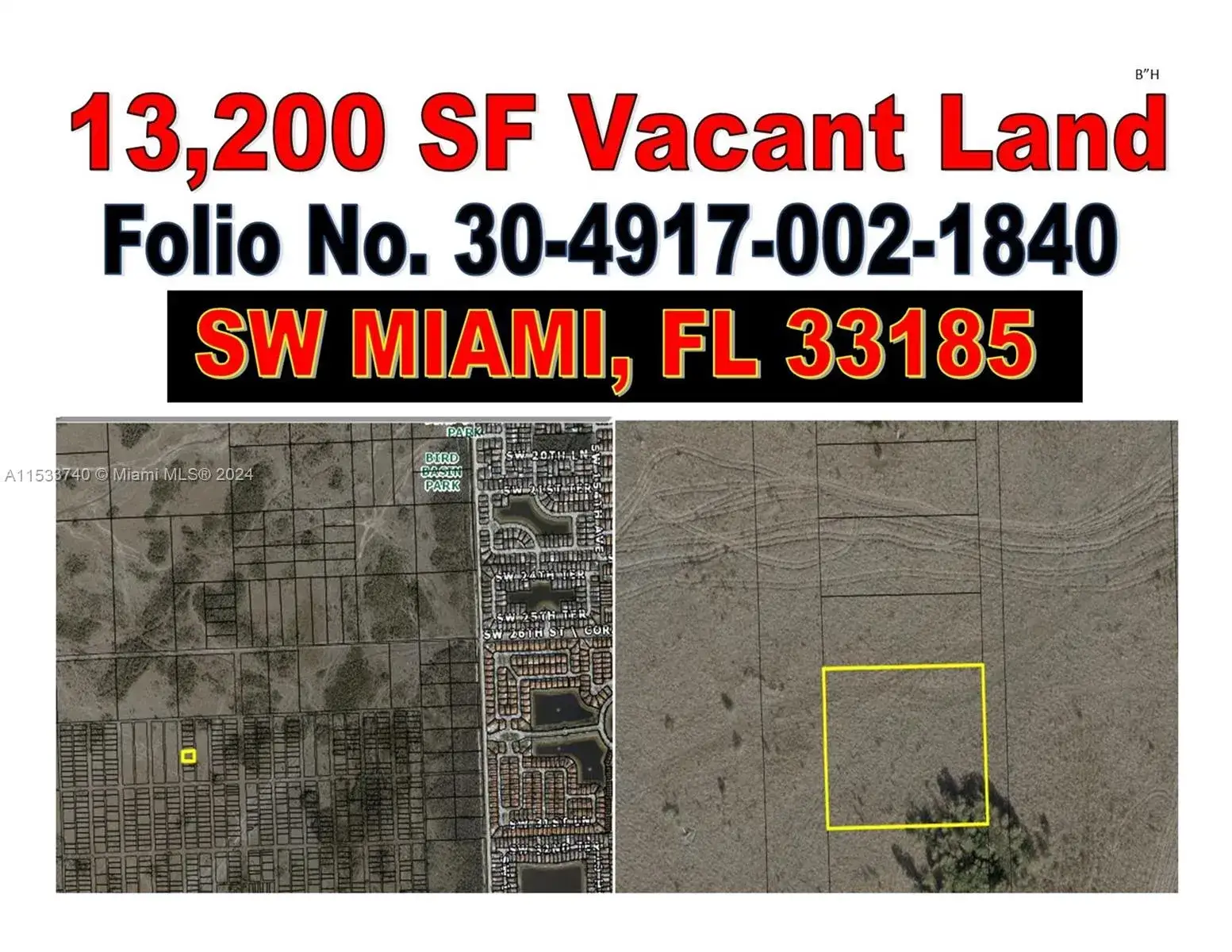 VACANT LAND SOUTH OF SW 157 AVENUE MIAMI, Miami FL 33185