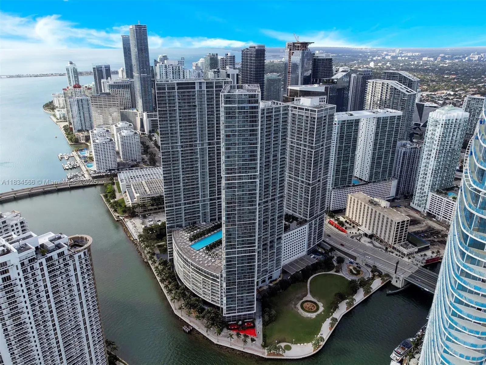 2 bedroom 2 bath Residential for sale at 465 Brickell Ave # 4505, Miami FL 33131