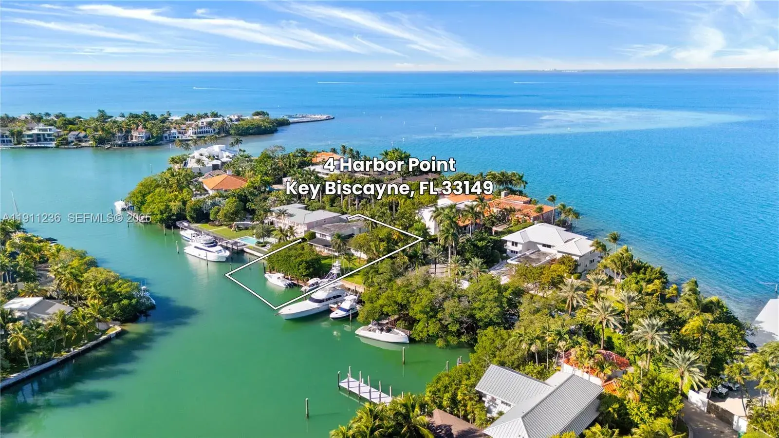 4 Harbor Pt, Key Biscayne FL 33149