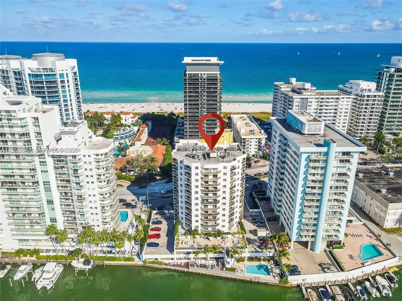 1 bedroom 1 bath Residential for sale at 5880 Collins Ave # 302, Miami Beach FL 33140